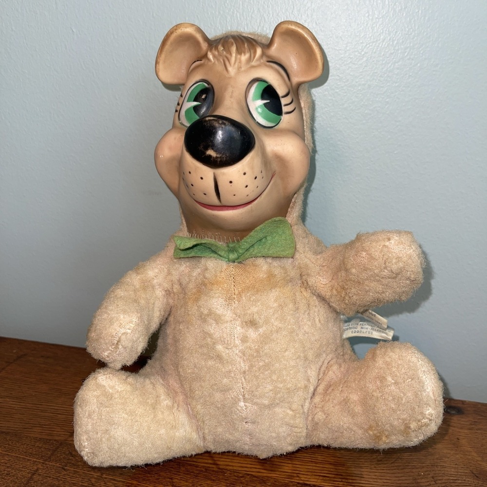 Vintage 1959 Knickerbocker Plush Boo Boo Cartoon Character‎